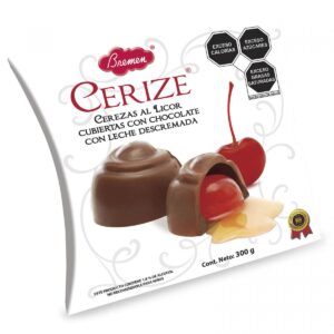 Chocolates cerize caja ovalada envinado