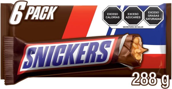 Snickers six pack clásico