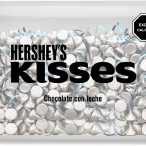 Kisses 1 kg bolsa plateados
