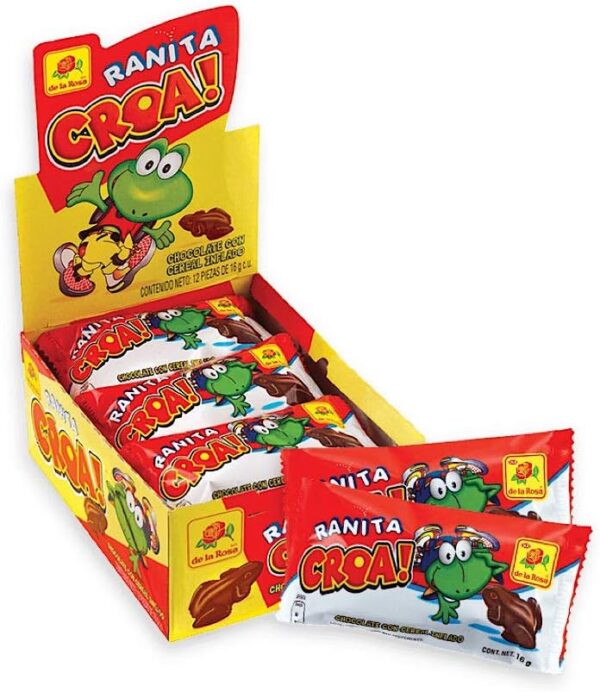 Ranita chocolate con arroz inflado