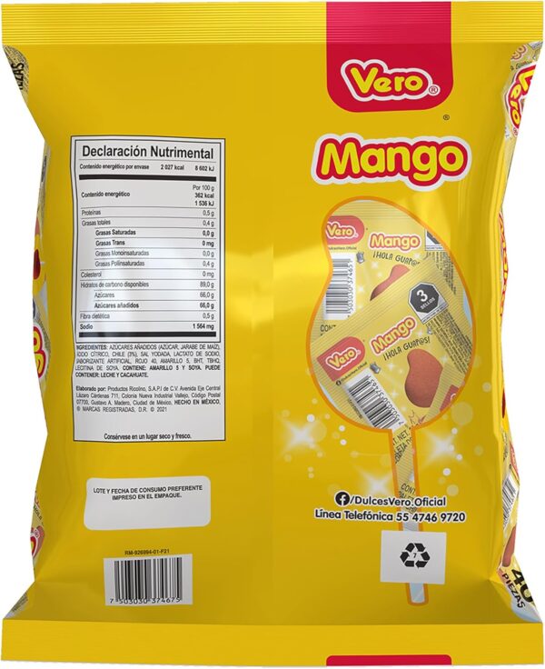 Paletas de mango vero - Image 2