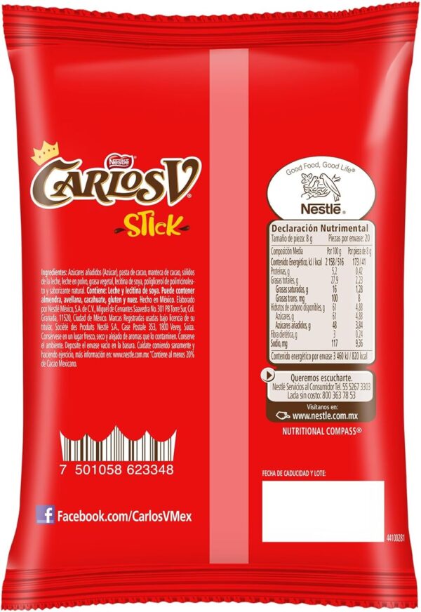 Carlos V stick tiras 20 pz - Image 3