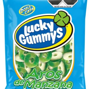 Lucky Gummys Aros de Manzana