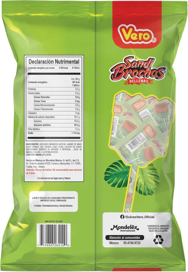 Sandibrochas paleta dulce con chile, vero - Image 2