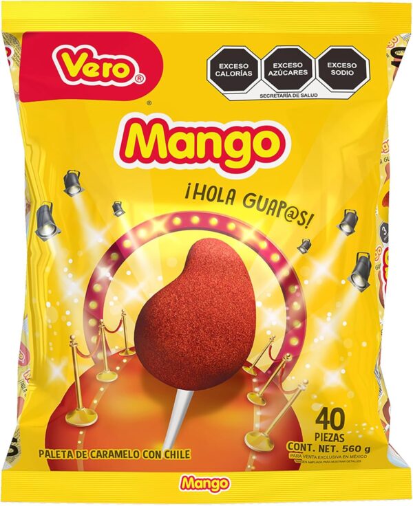 Paletas de mango vero
