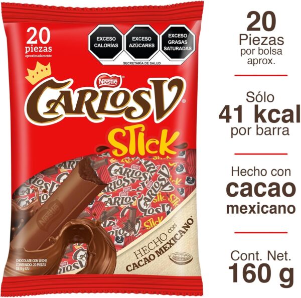 Carlos V stick tiras 20 pz - Image 2