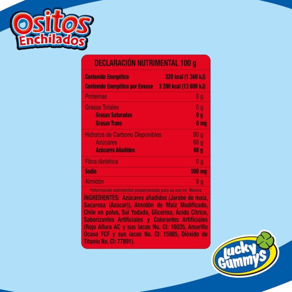 Lucky Gummys Ositos Enchilados - Image 2