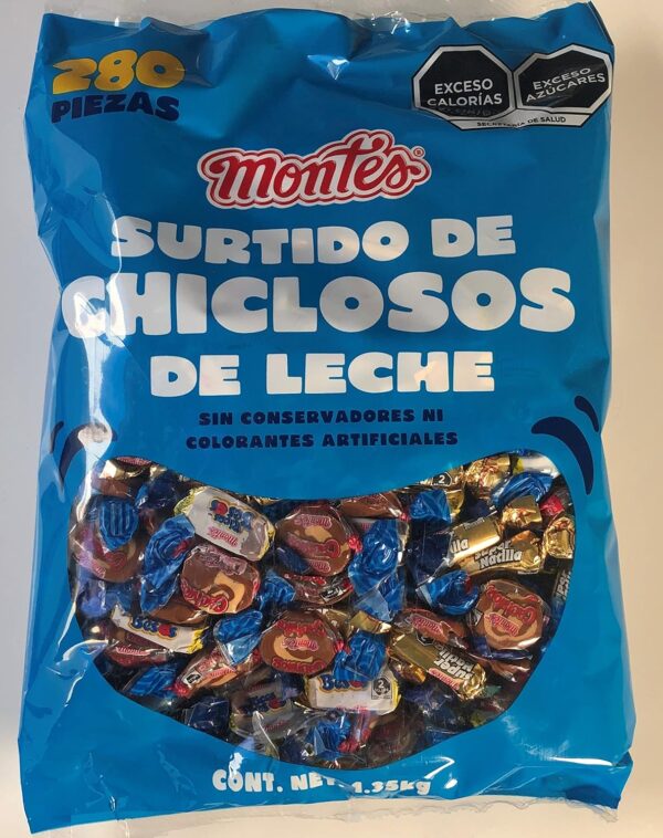 Surtido vitrolero dulces de leche montes