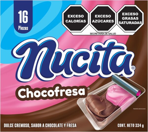 Nucita duvalin chocolate y fresa