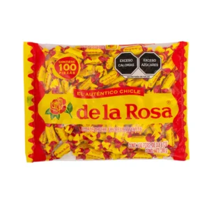 Chicle de la rosa original de varios sabores y rojos