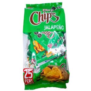 Minichips jalapeño barcel 25 pz