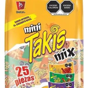 Mini takis mix bolsa barcel 25 pz