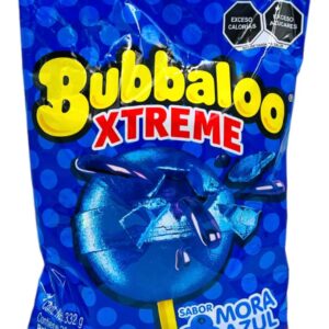 Paleta bubaló extreme mora azul y fresa, bolsa C/20 pz